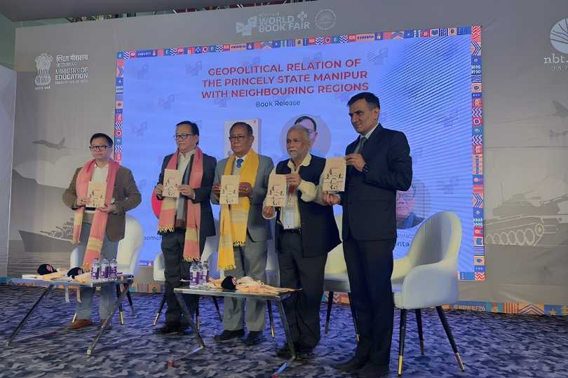 Dr. Ranjan’s Book on Manipur’s Geopolitical History Launched at New Delhi World Book Fair