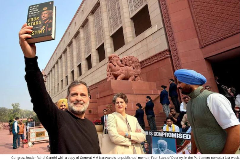 Unpublished Memoir of General MM Naravane Sparks Political Firestorm Over Rahul Gandhi’s Use of Its Excerpts