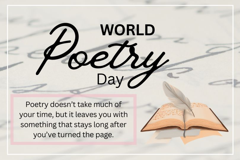 World Poetry Day: The Kind of Words You Don’t Just Read, You Feel