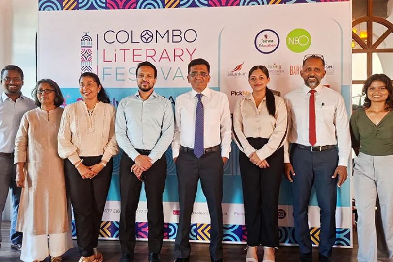 Colombo Literary Festival organisers at the event launch.