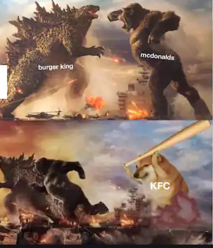 Frontlist | KFC Spain rocks internet with Godzilla vs Kong meme