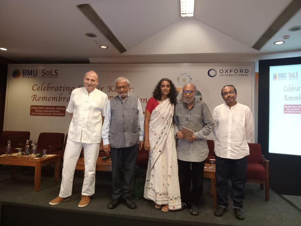 BML Munjal University, in association with Oxford University Press, celebrates the legacy of psychoanalyst Sudhir Kakar