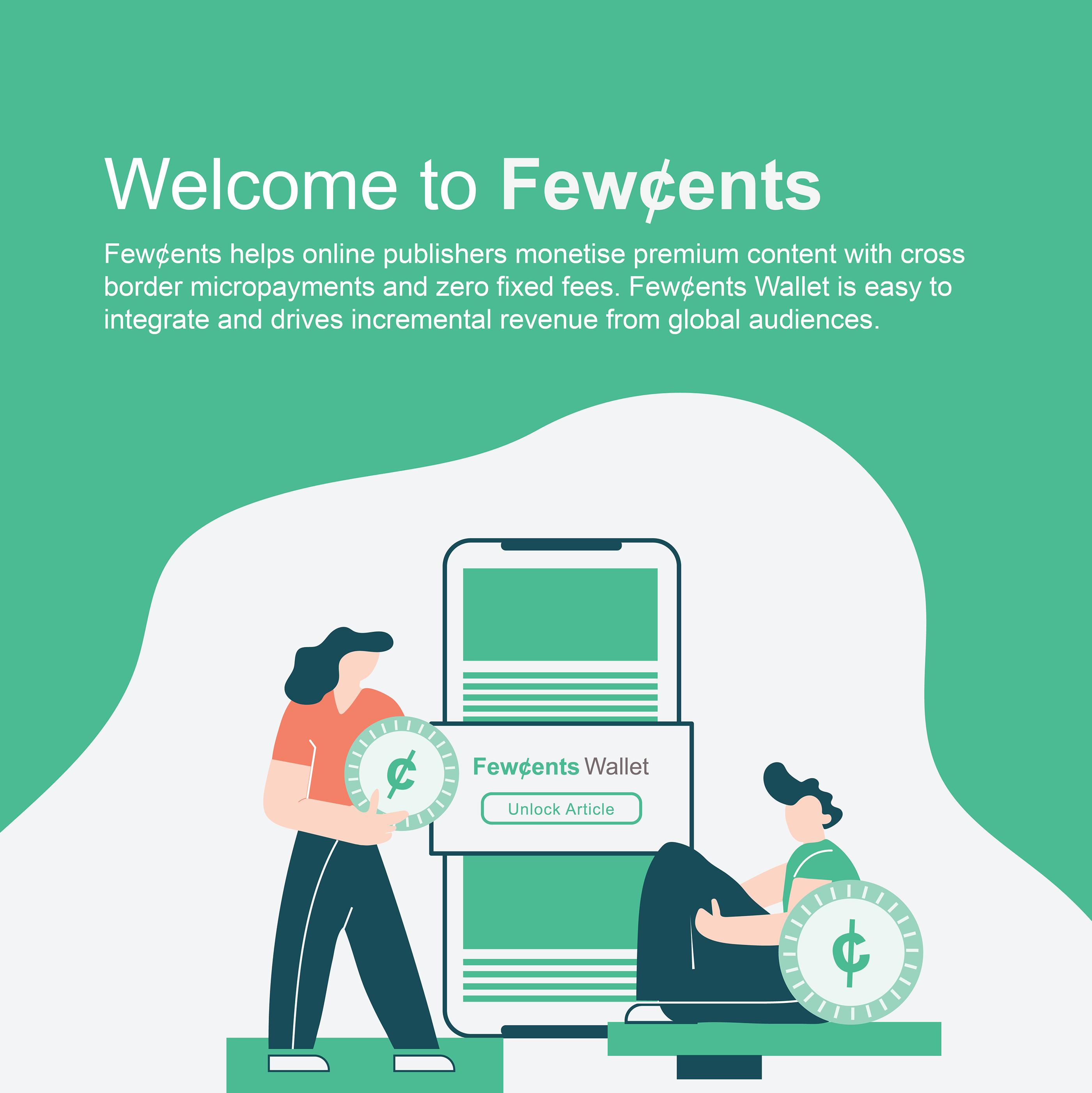 Few¢ents raises US$1.6 million funding for pay-per-content solution